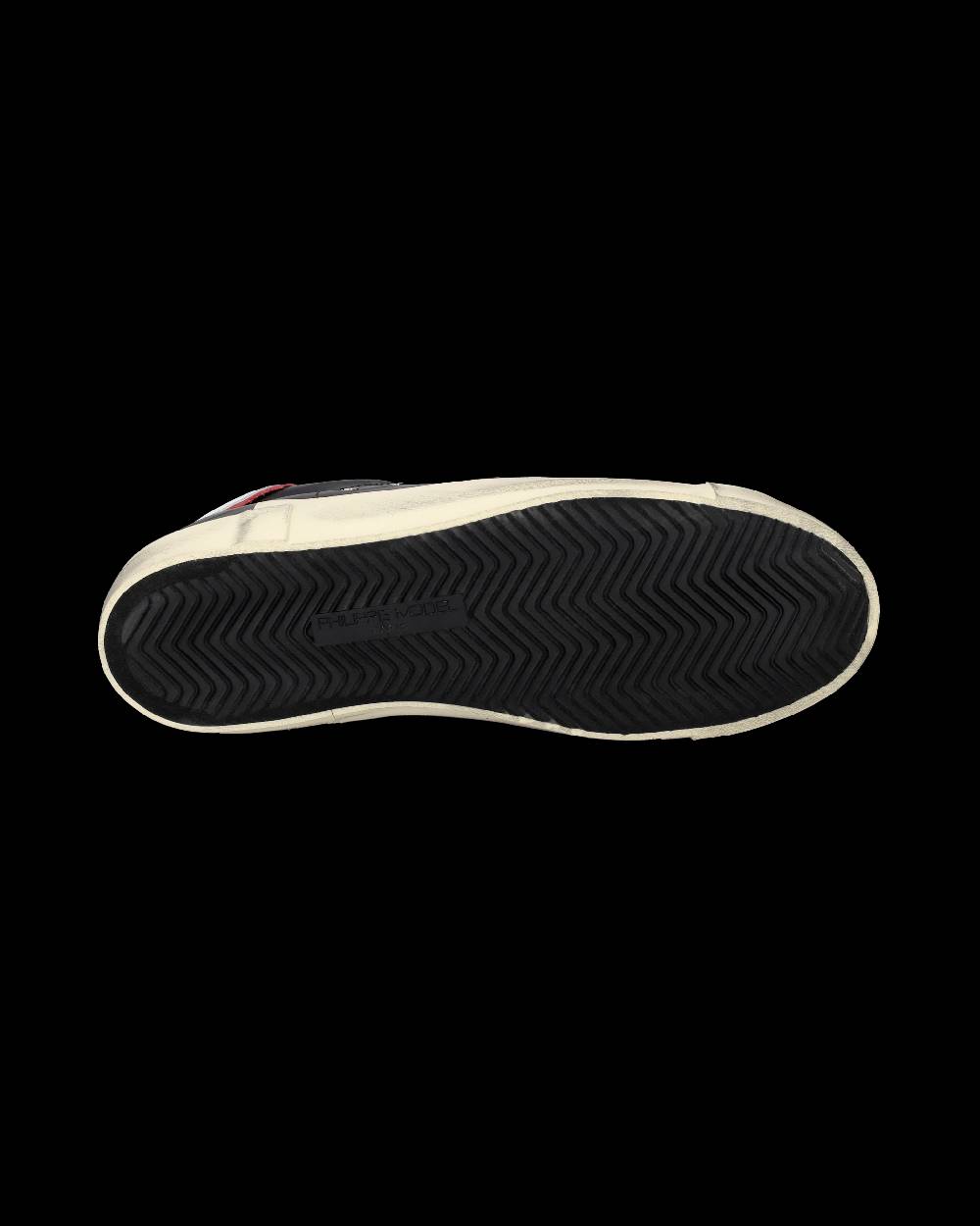 Philippe Model Sneakers Prsx da Uomo Nere e Rosse in Pelle Super sconto