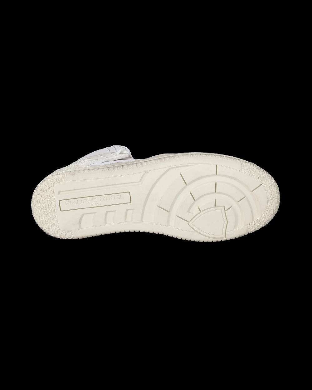 Philippe Model Sneakers Alte La Grande da Uomo Bianche in Pelle Enormi sconti