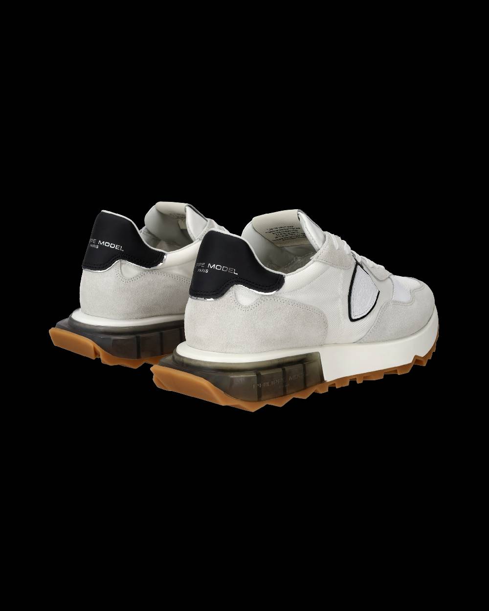 Philippe Model Sneaker bassa La Rue uomo - bianco e nero Trasporto libero internazionale