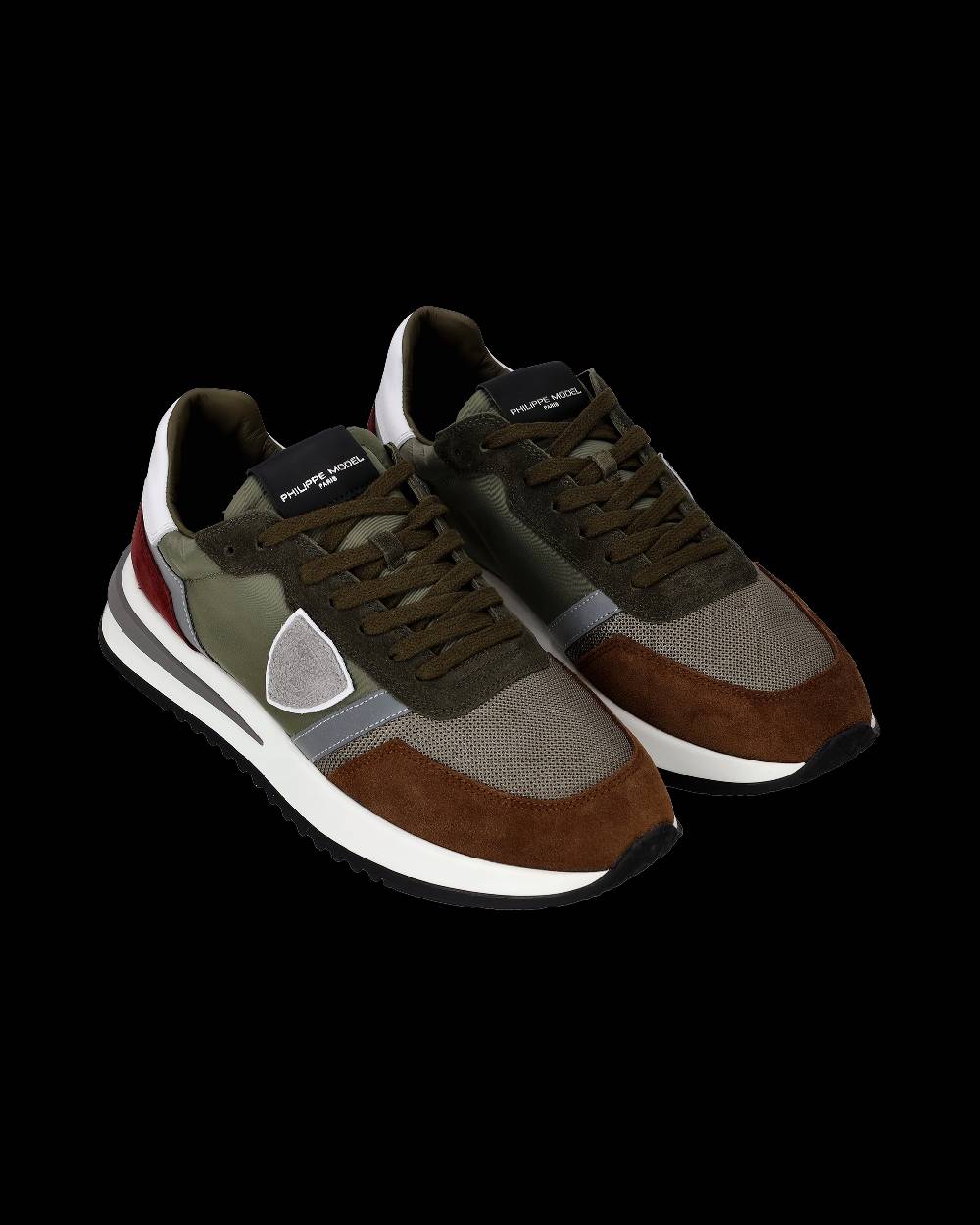 Philippe Model Sneakers Tropez 2.1 Grigie da Uomo in Tessuto Tecnico