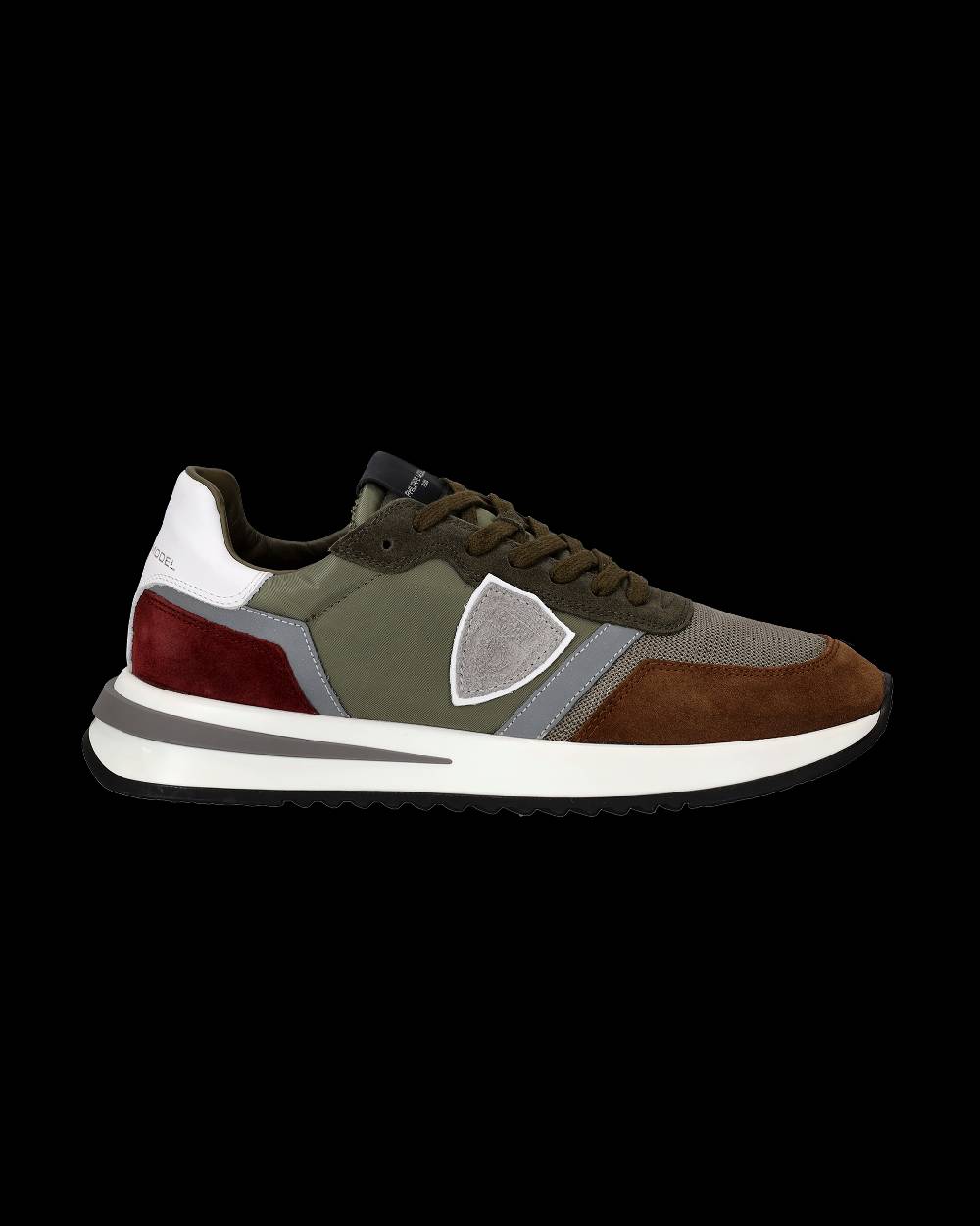 Philippe Model Sneakers Tropez 2.1 Grigie da Uomo in Tessuto Tecnico Esporta salva