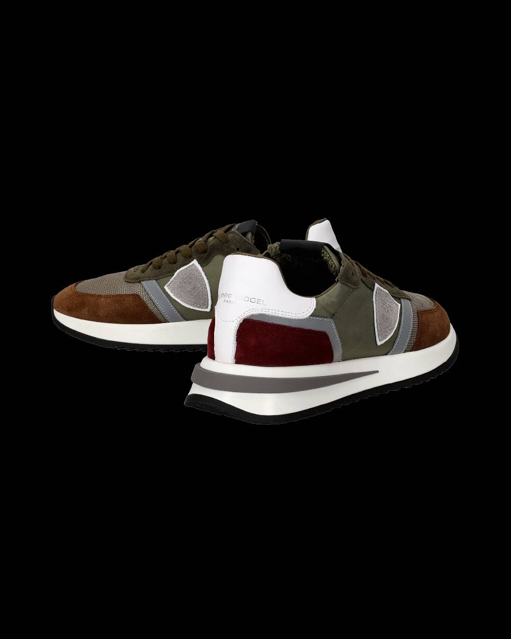 Philippe Model Sneakers Tropez 2.1 Grigie da Uomo in Tessuto Tecnico Esporta salva