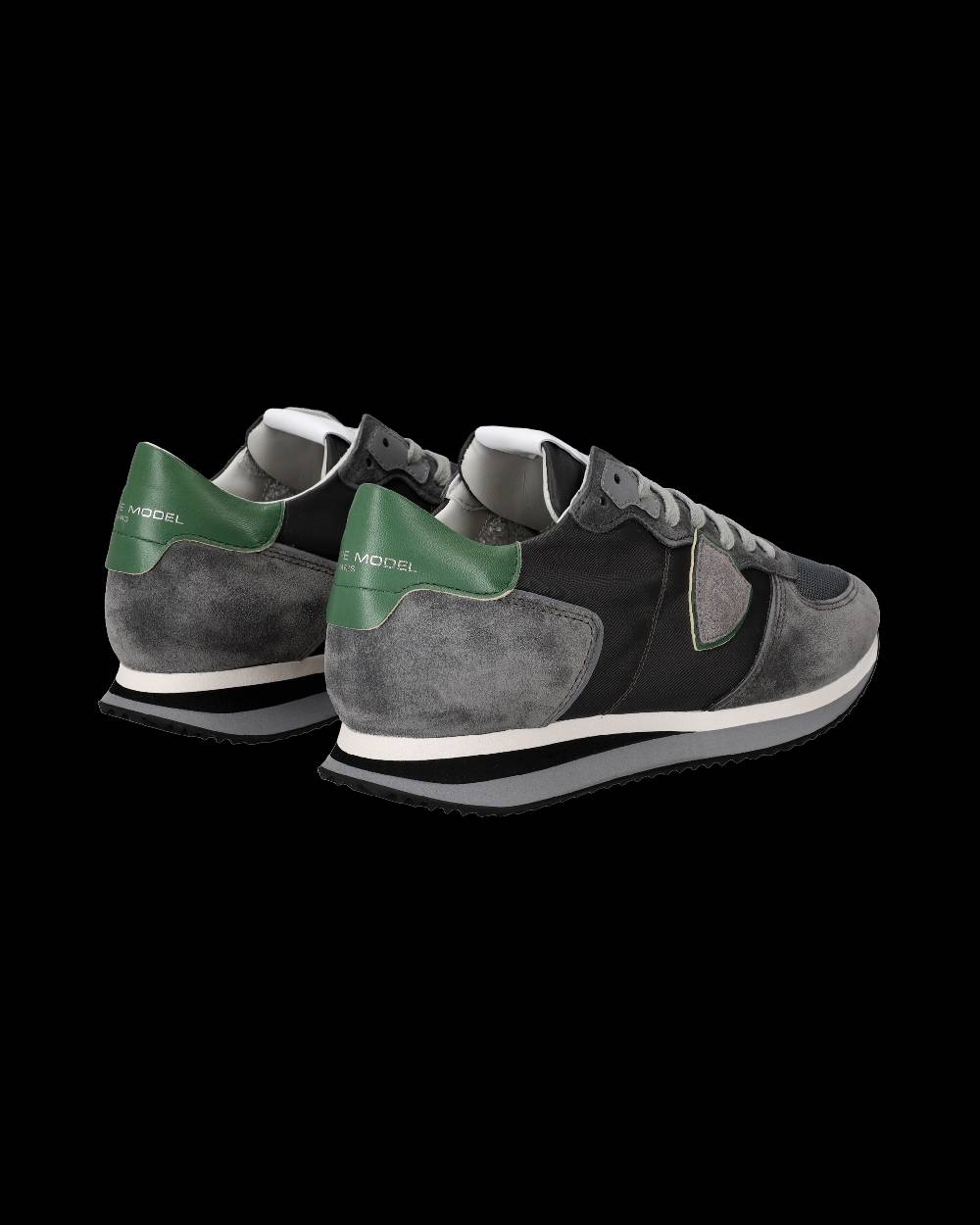 Philippe Model Sneaker basse Trpx uomo - antracite e verde 50% di sconto per tempo limitato