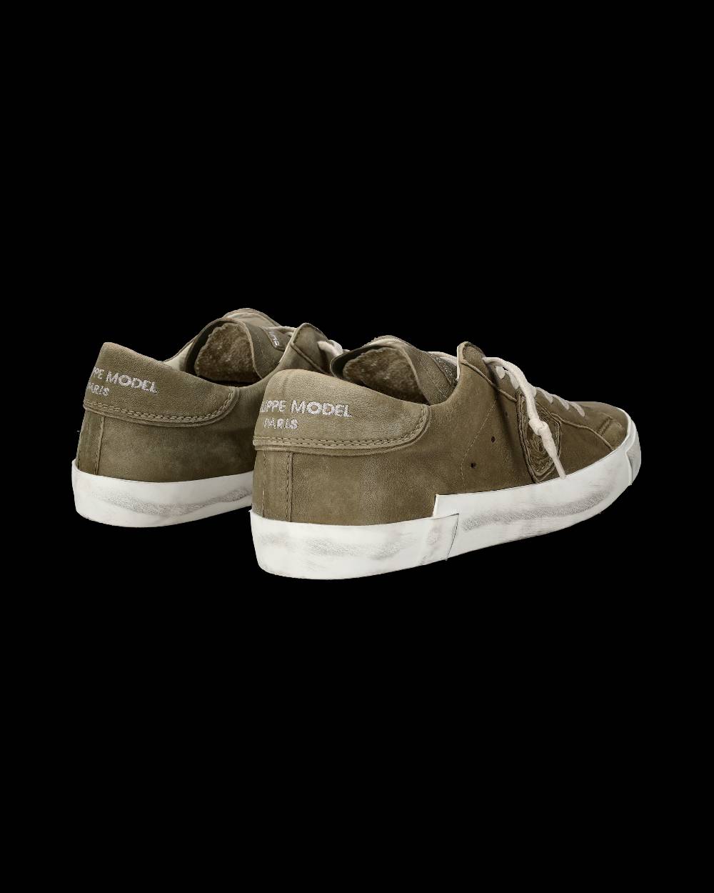 Philippe Model Sneakers Prsx da Uomo Verde in Pelle Morbida Sconti questo mese