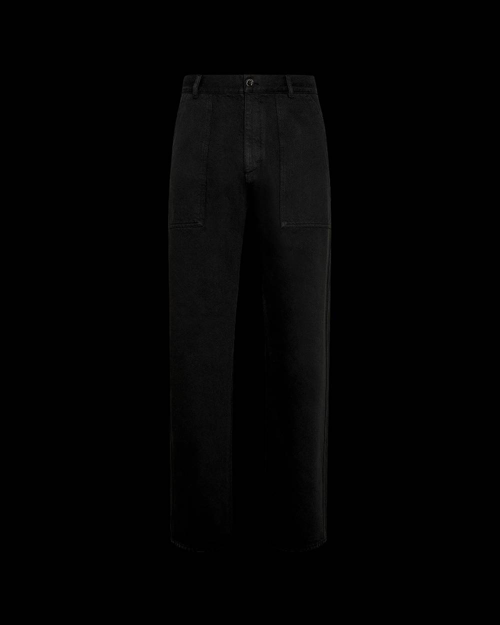 Philippe Model Pantaloni CHARLES da Uomo Neri in Bull Denim 2025