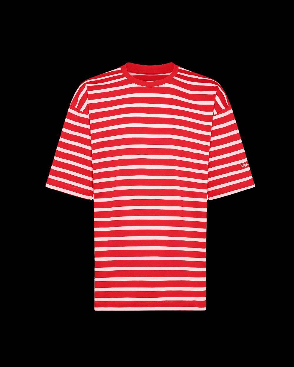 Philippe Model T-Shirt Maurice da Uomo Rossa in Cotone Qualità