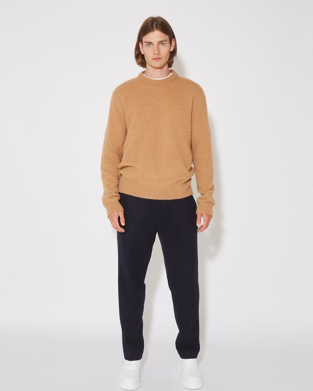 Philippe Model Felpa Rafael da Uomo Cammello in Lana Promozione