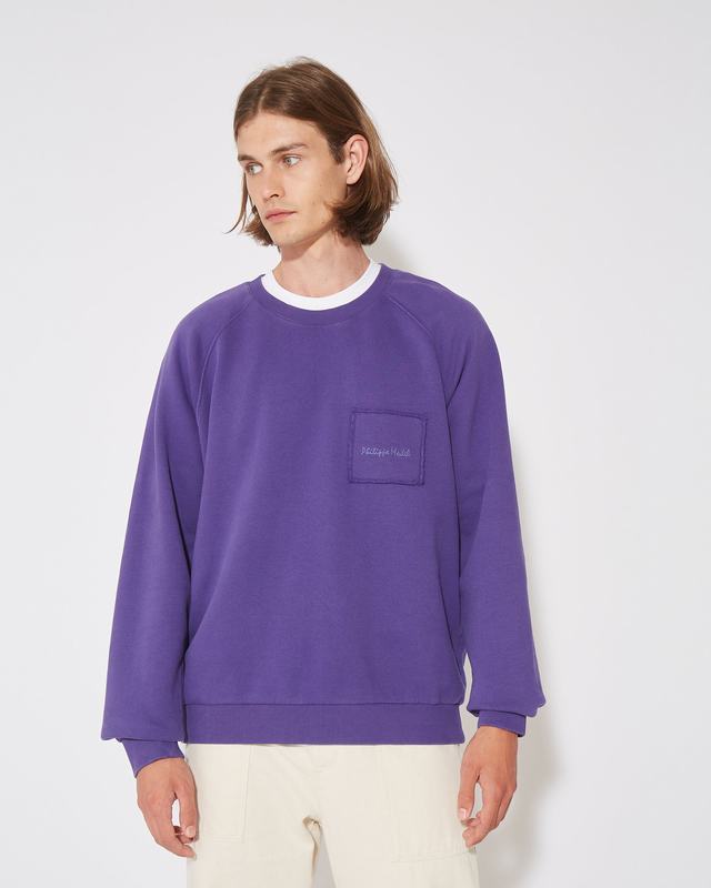 Philippe Model Felpa girocollo BERNARD da Uomo Viola in Jersey