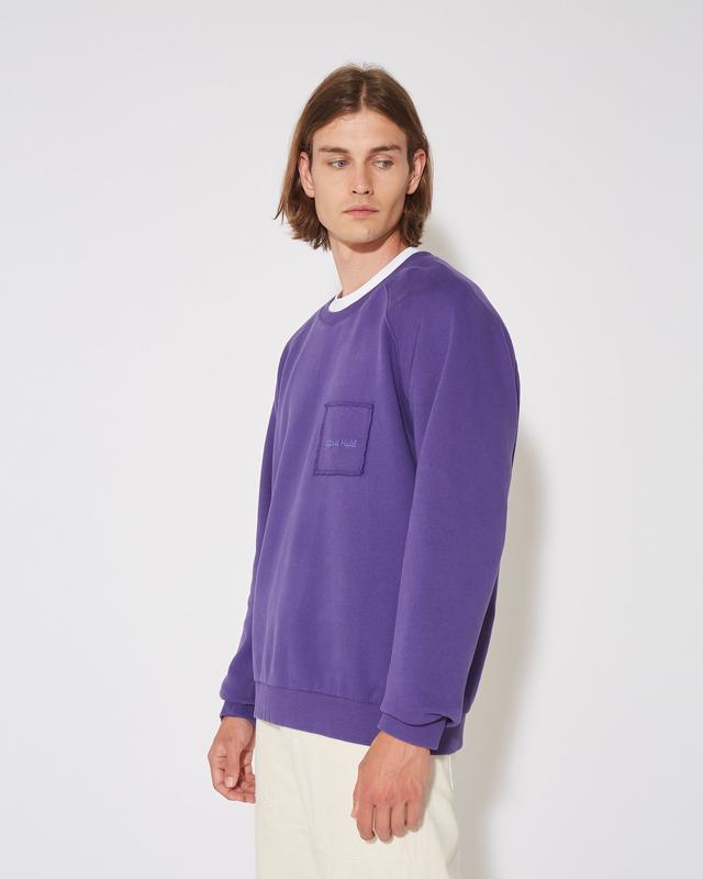 Philippe Model Felpa girocollo BERNARD da Uomo Viola in Jersey Soddisfazione Garantita
