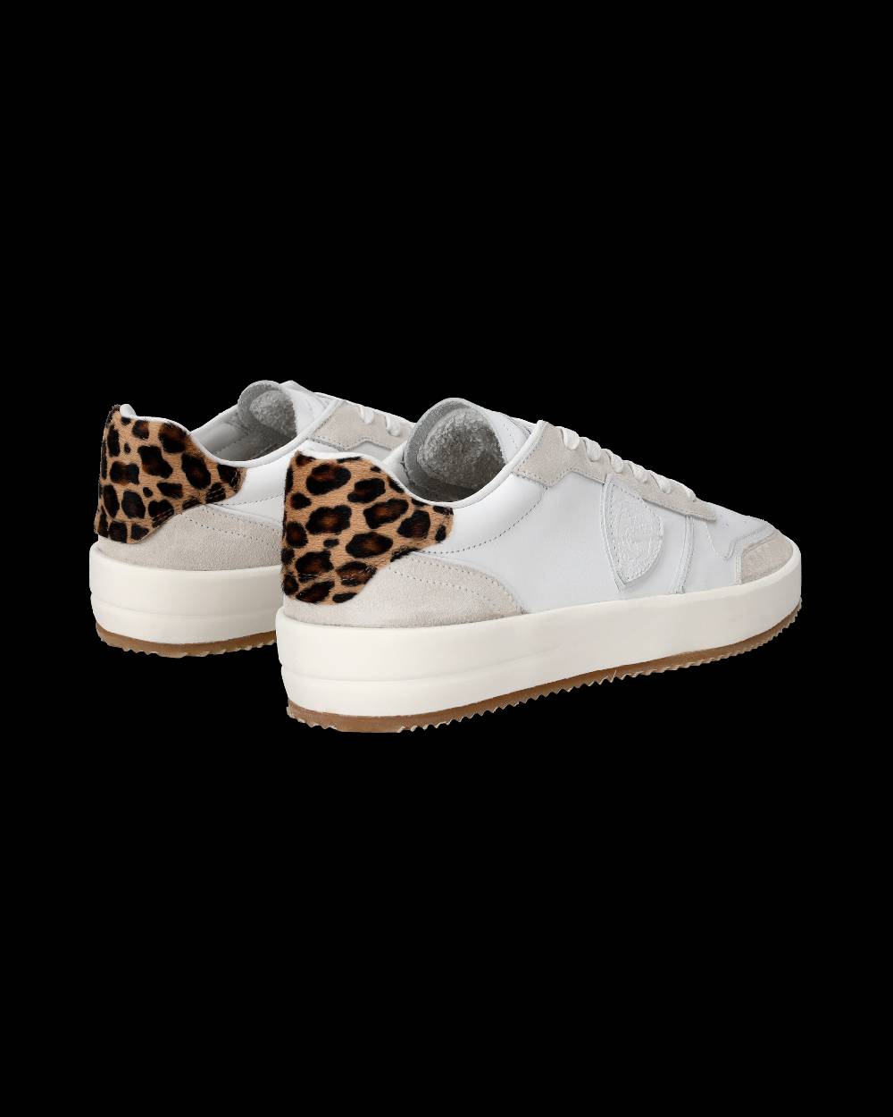 Philippe Model Sneaker bassa Nice uomo - bianco e animalier Qualità Garantita