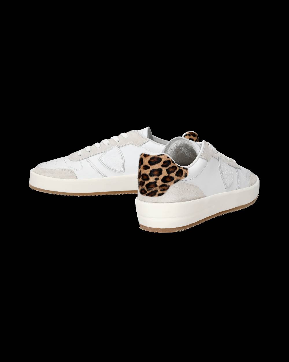 Philippe Model Sneaker bassa Nice uomo - bianco e animalier Qualità Garantita