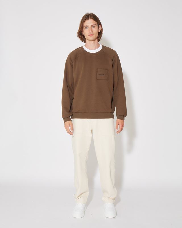 Philippe Model Felpa girocollo BERNARD da Uomo Marrone in Jersey Negozi Online