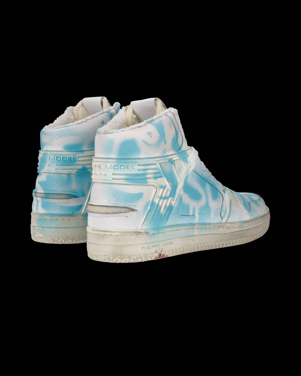 Philippe Model Sneaker mid La Grande donna - bianco e azzurro Acquista Ora