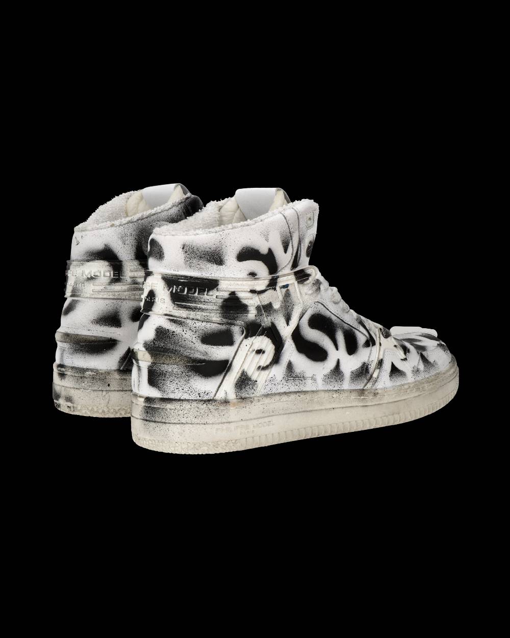 Philippe Model Sneaker mid La Grande donna - bianco e nero Promozione Limitata