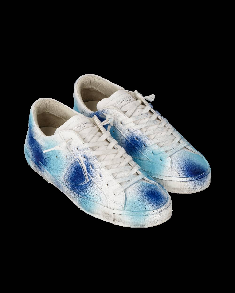 Philippe Model Sneaker bassa PRSX uomo - bianco, blu e azzurro