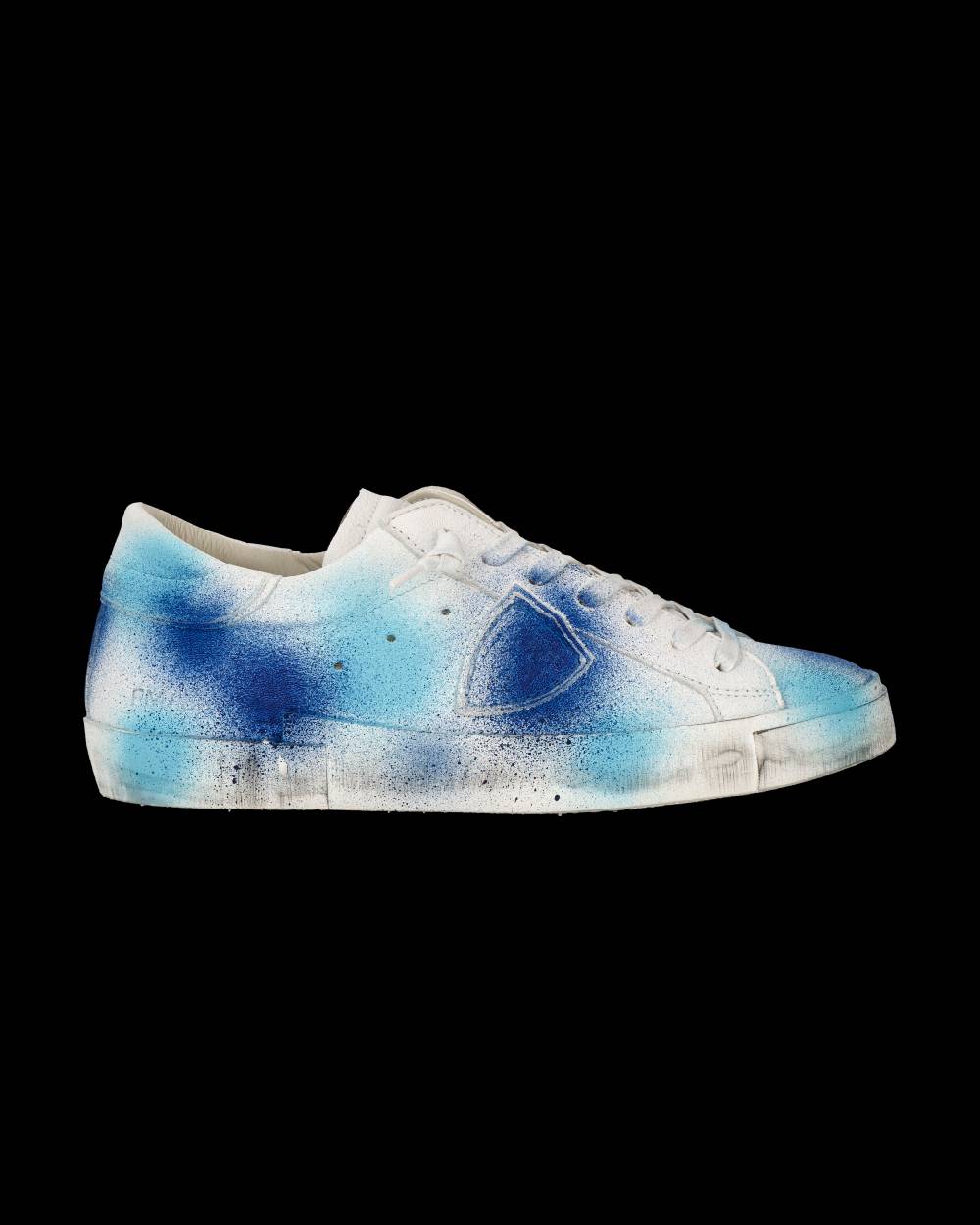 Philippe Model Sneaker bassa PRSX uomo - bianco, blu e azzurro Prezzo Ridotto