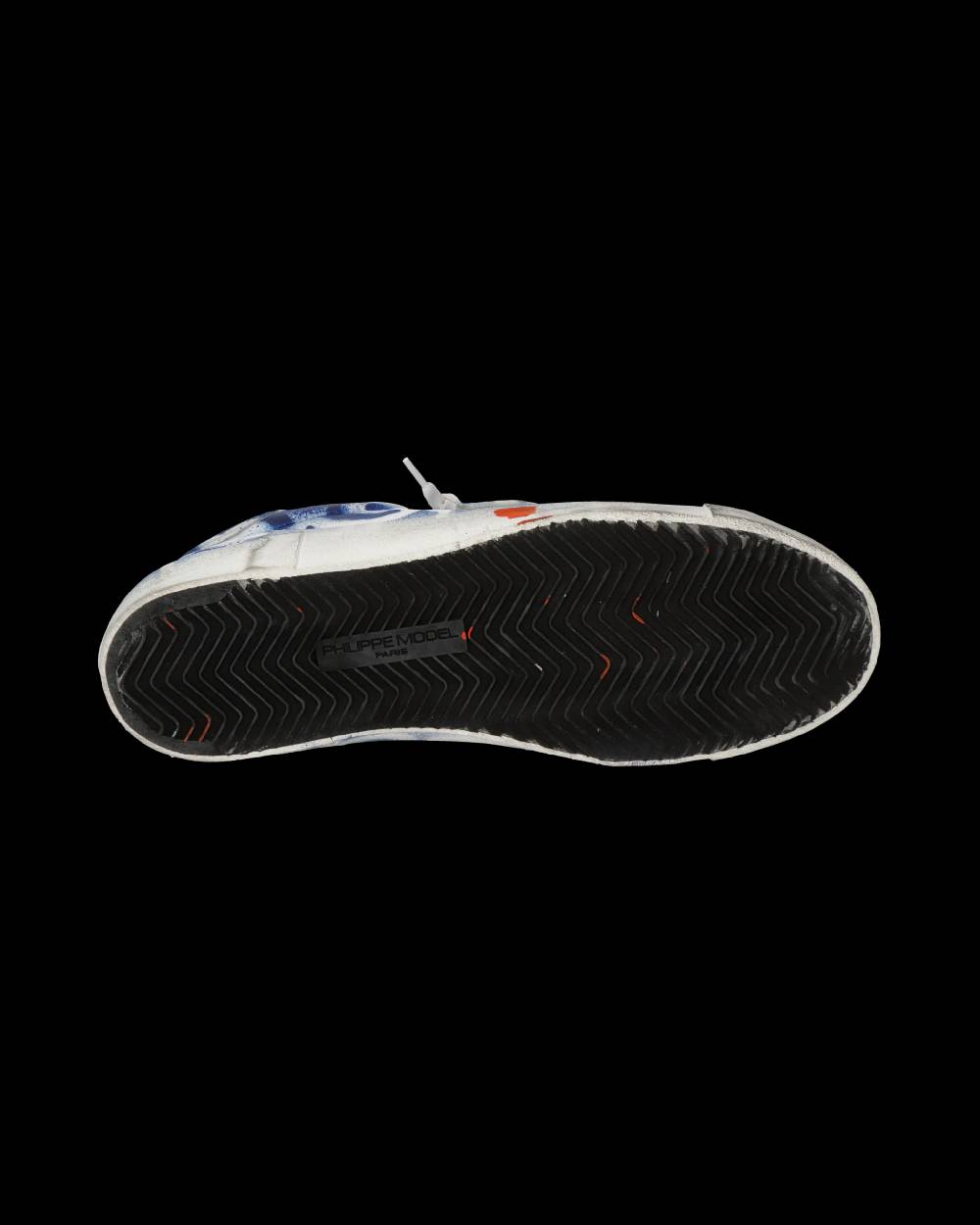 Philippe Model Sneaker bassa PRSX uomo - bianco e blu Convenienza