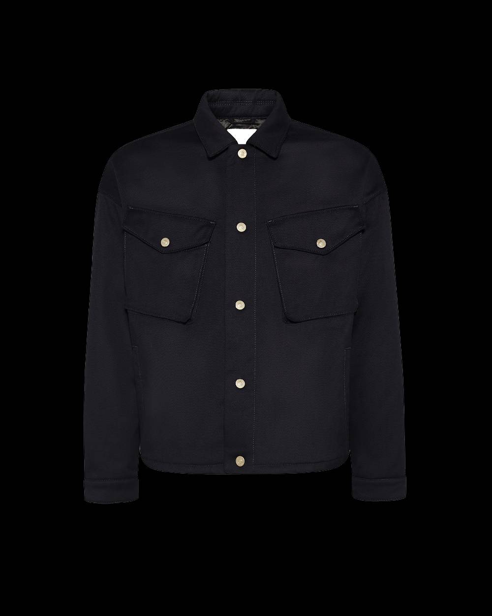 Philippe Model Giacca Gerard da Uomo Blu in Tessuto Tecnico Sconto