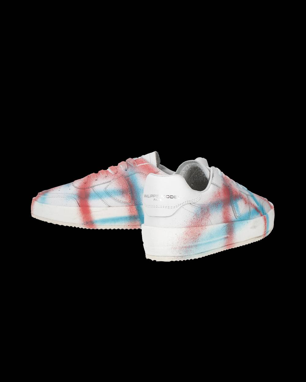 Philippe Model Sneaker bassa Nice uomo - bianco, corallo e blu Outlet