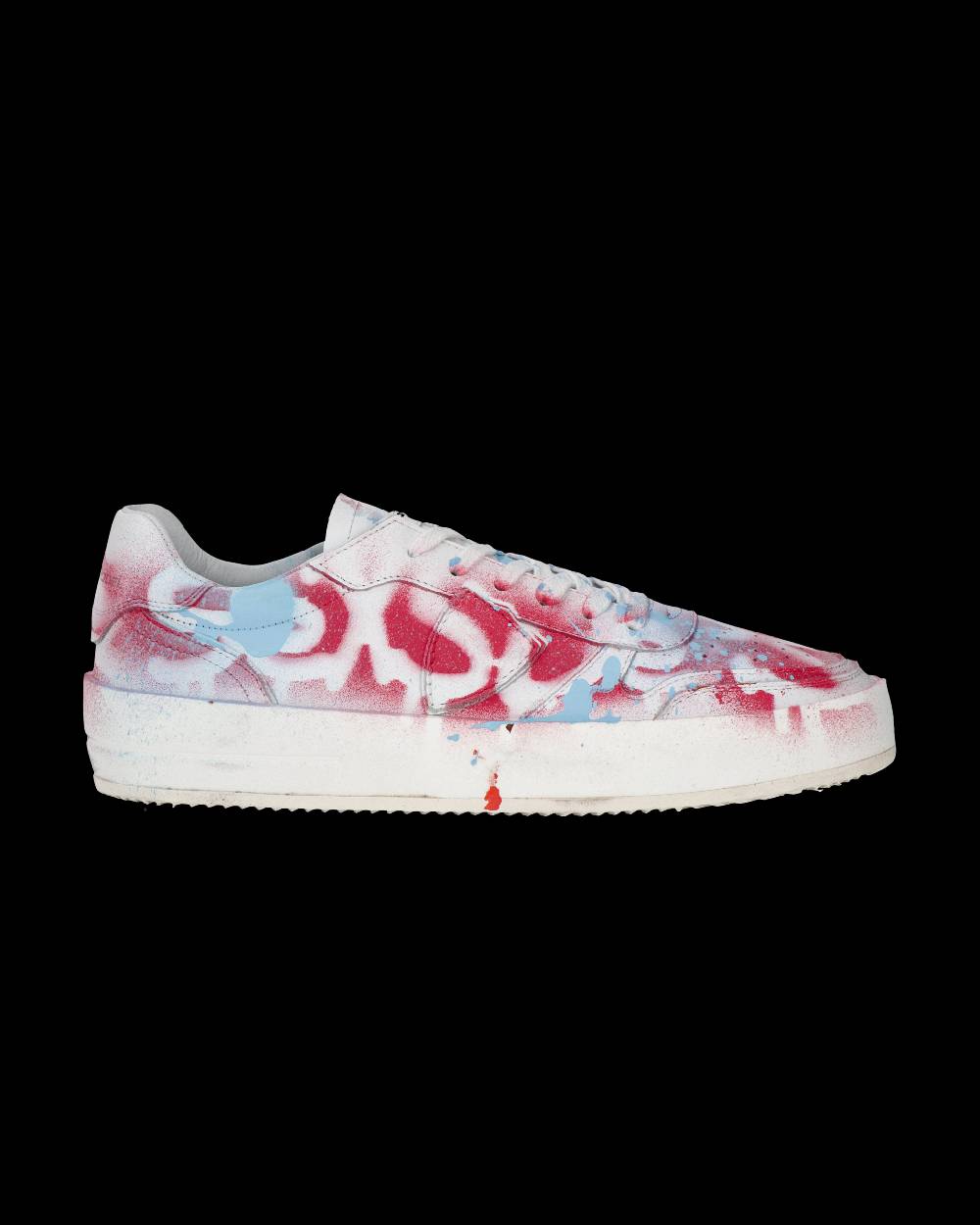 Philippe Model Sneaker bassa Nice uomo - bianco, rosso e azzurro Saldi