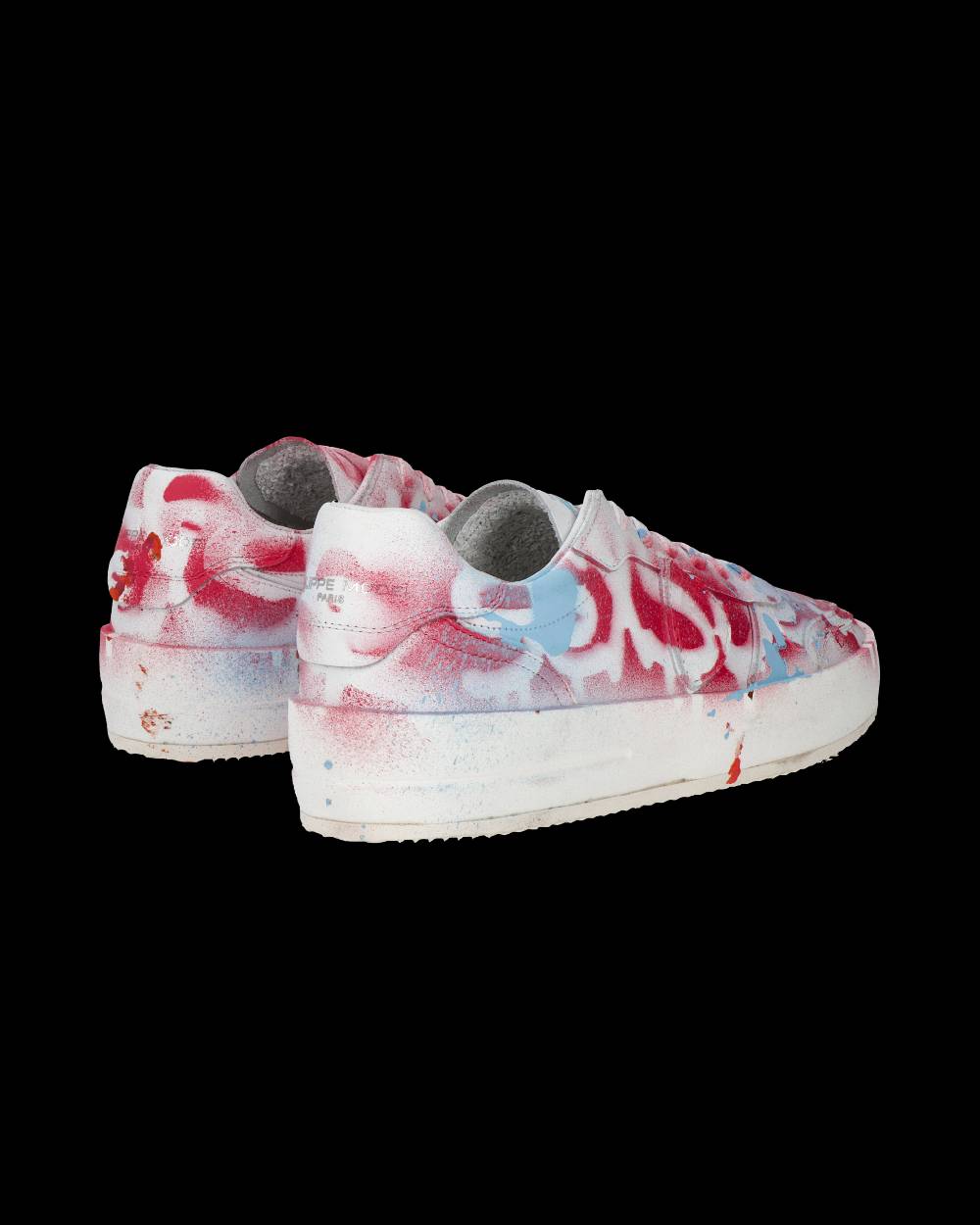 Philippe Model Sneaker bassa Nice uomo - bianco, rosso e azzurro Saldi