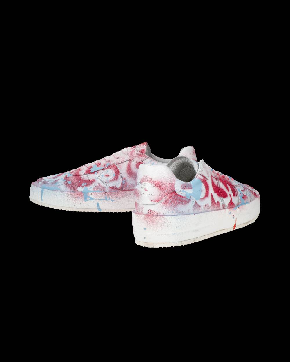 Philippe Model Sneaker bassa Nice uomo - bianco, rosso e azzurro Saldi