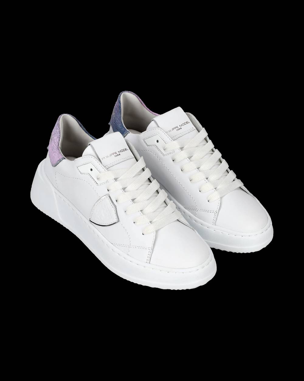 Philippe Model Sneaker bassa Tres Temple donna - bianco e azzurro