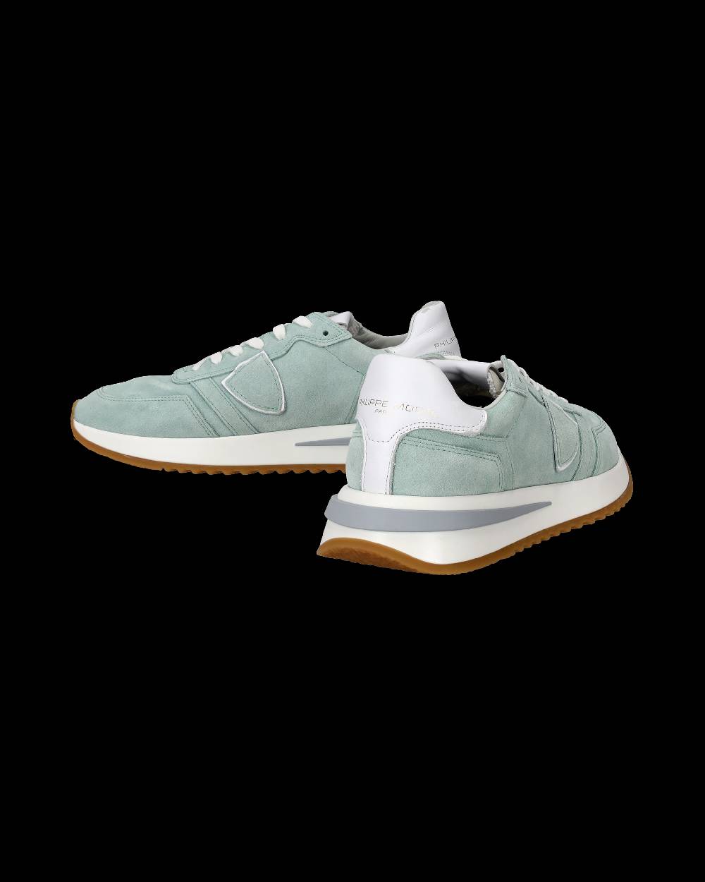 Philippe Model Sneakers Tropez 2.1 Verdi da Donna in Pelle Scamosciata Spedizione gratuita