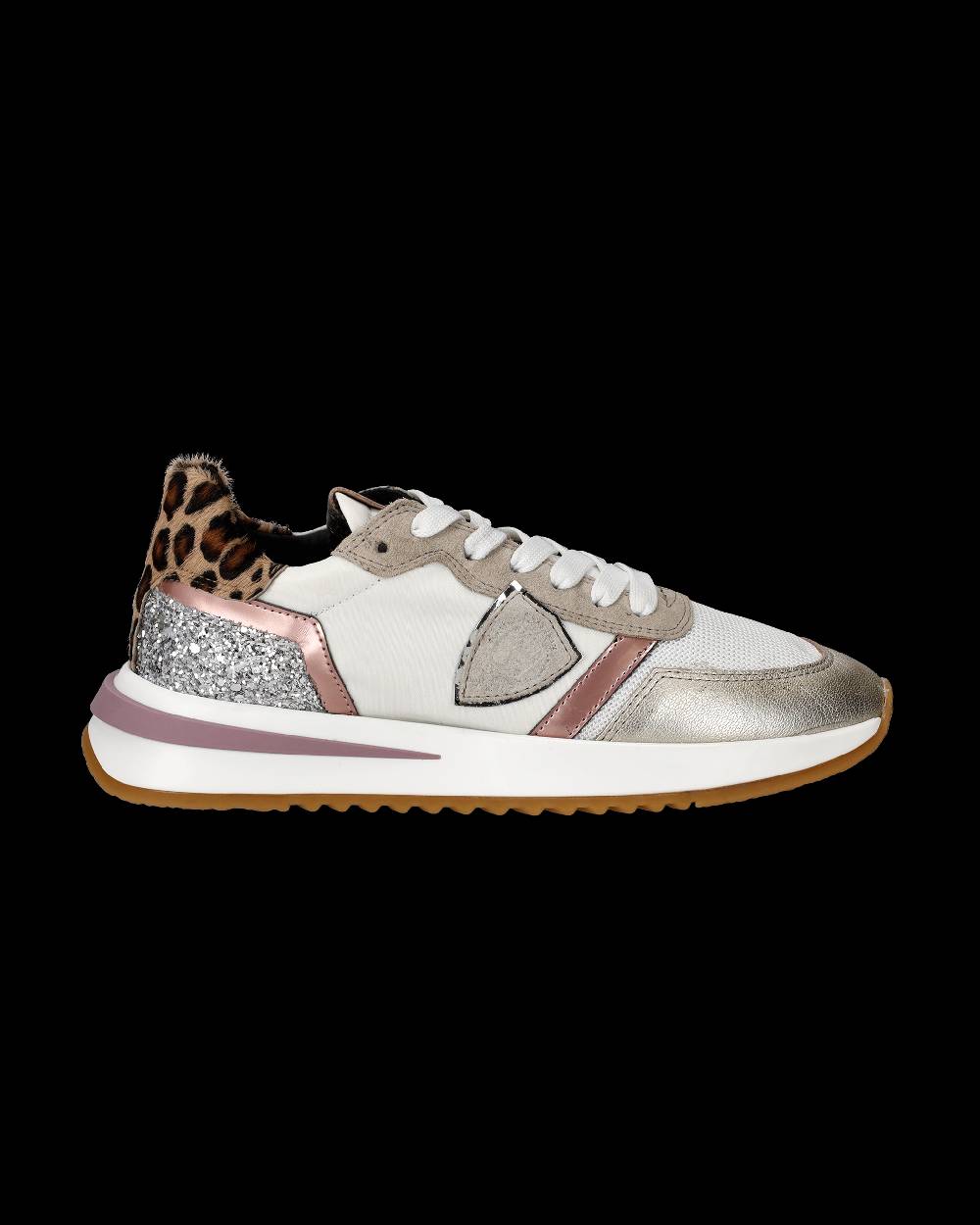 Philippe Model Sneaker basse Tropez 2.1 donna - animalier bianco e rosa Prezzo di fabbrica