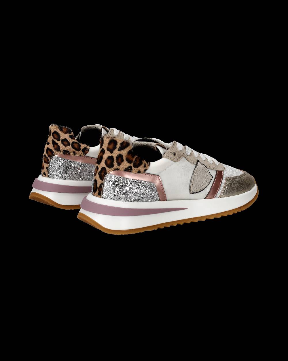 Philippe Model Sneaker basse Tropez 2.1 donna - animalier bianco e rosa Prezzo di fabbrica