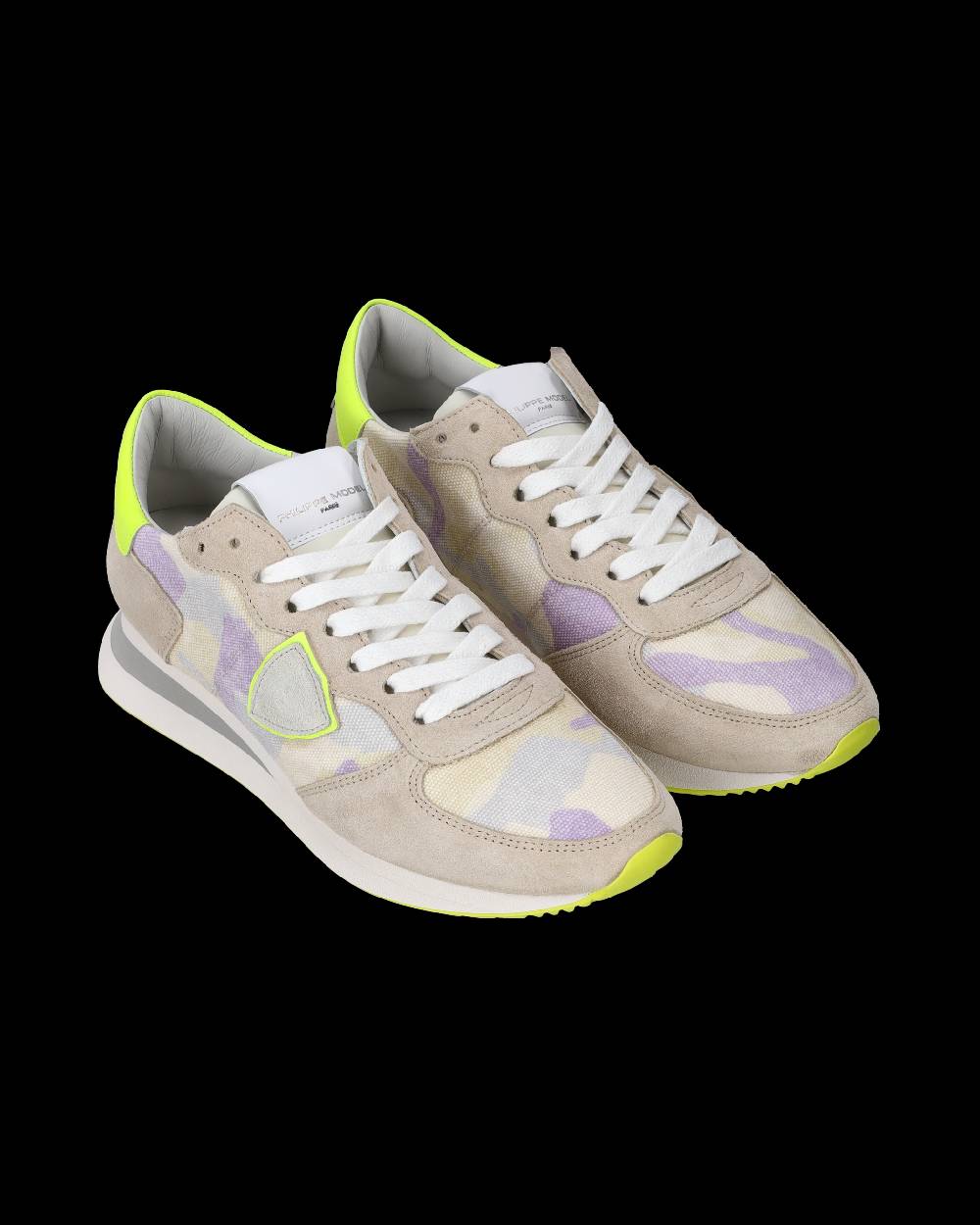 Philippe Model Sneakers Trpx da Donna Camouflage in Tessuto Tecnico Grande vendita