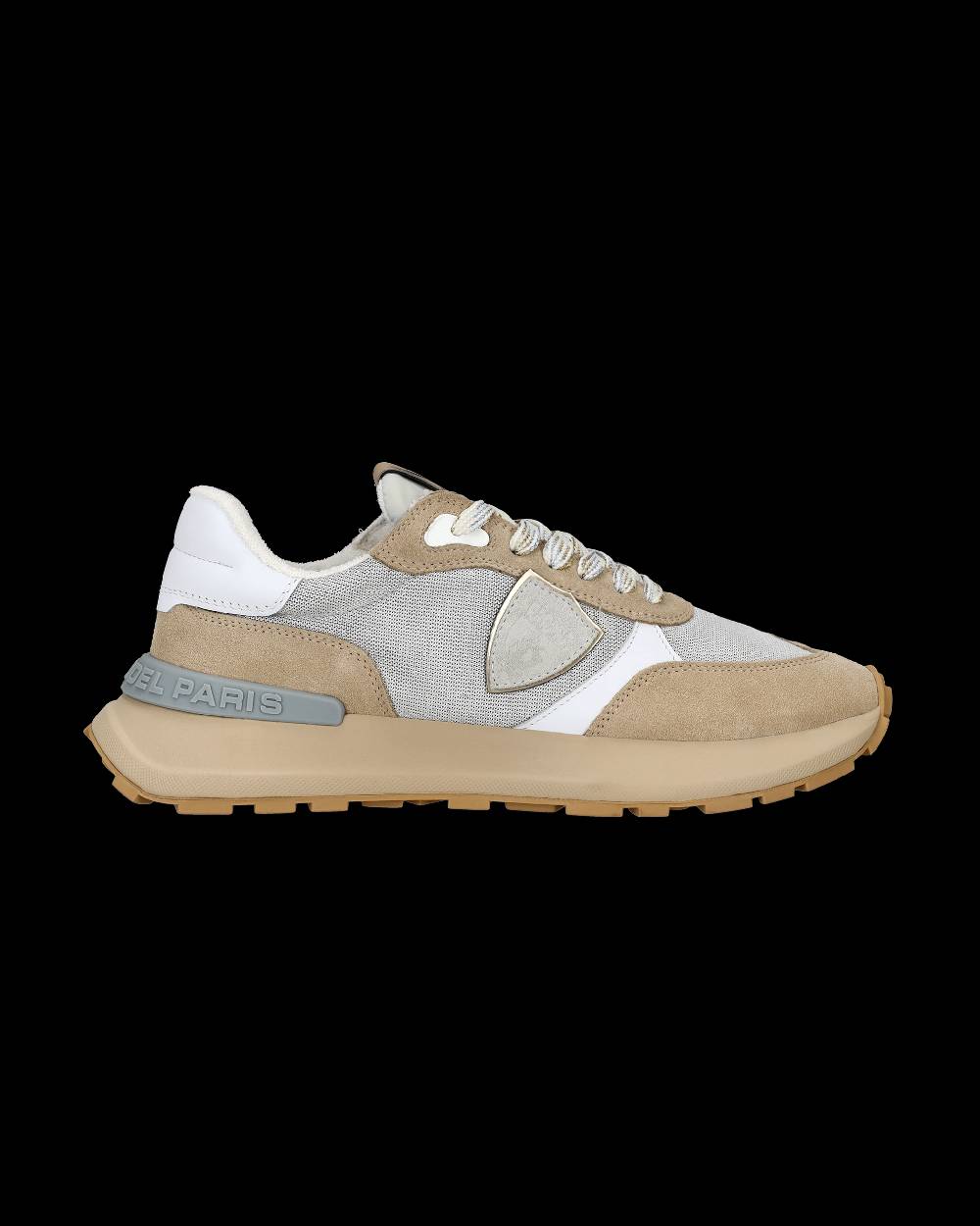 Philippe Model Sneaker bassa Antibes donna - argento e beige Shopping online