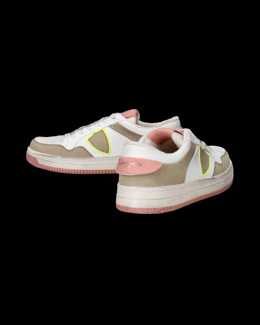 Philippe Model Sneakers Lyon da Donna Rosa in Pelle Riciclata Offerta esclusiva