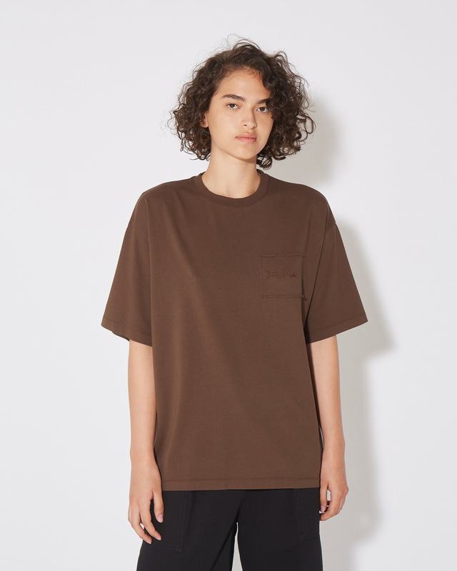 Philippe Model T-Shirt Monique da Donna Marrone in Jersey