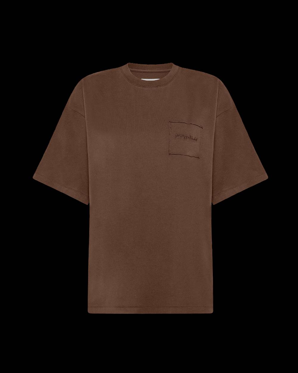 Philippe Model T-Shirt Monique da Donna Marrone in Jersey Offerta per la Festa della Mamma