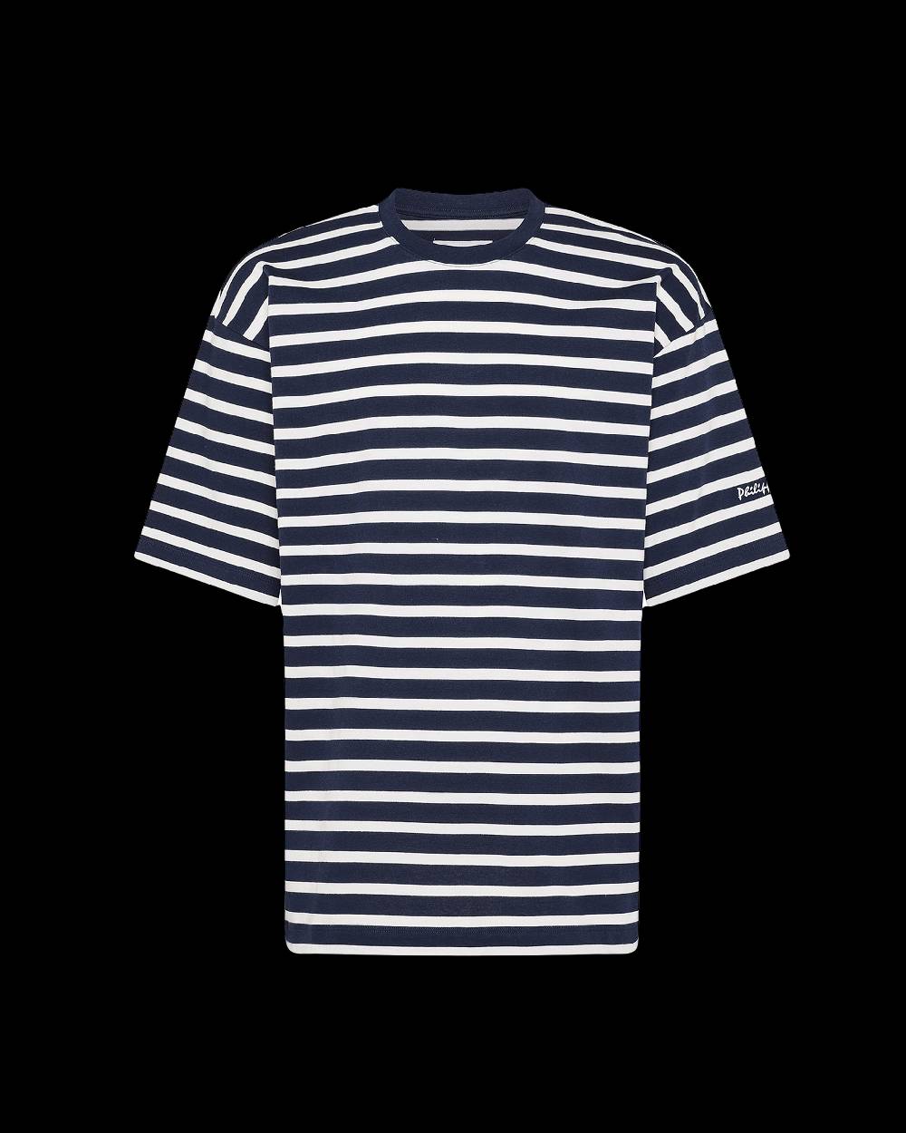 Philippe Model T-Shirt Maurice da Uomo Blu in Cotone Latest fashion