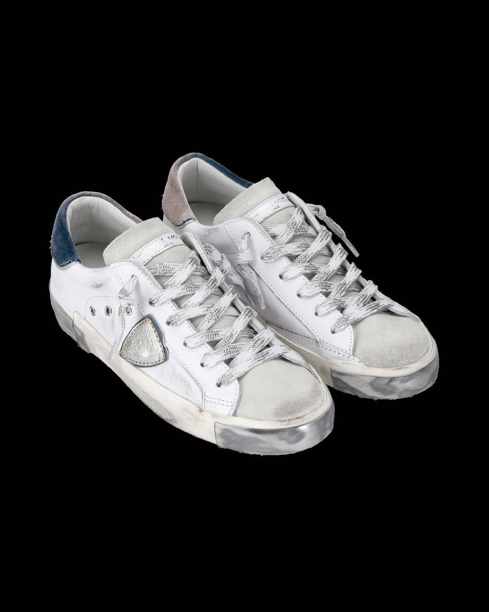Philippe Model Sneaker basse Paris donna - bianco e argento Online Outlet