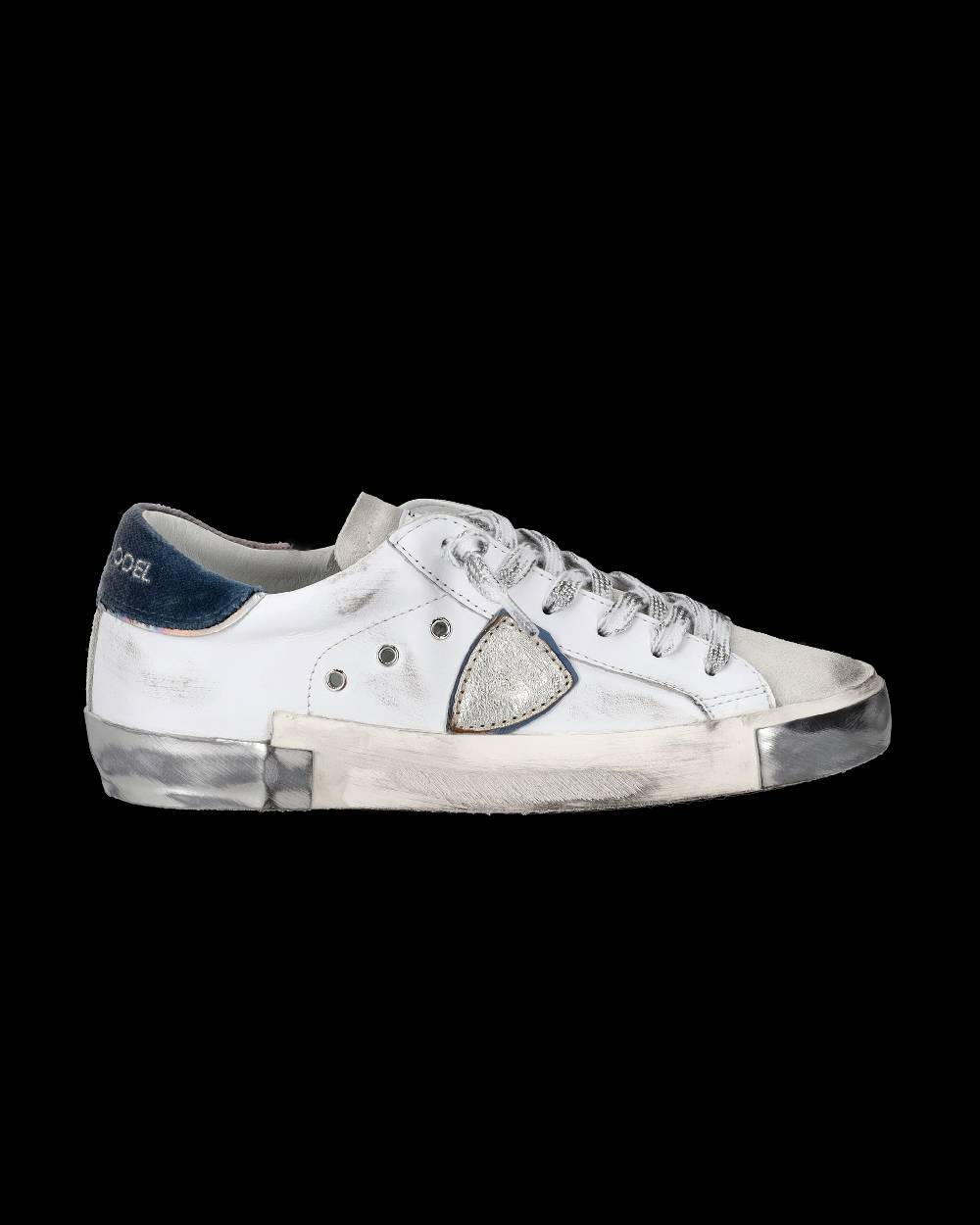 Philippe Model Sneaker basse Paris donna - bianco e argento Online Outlet