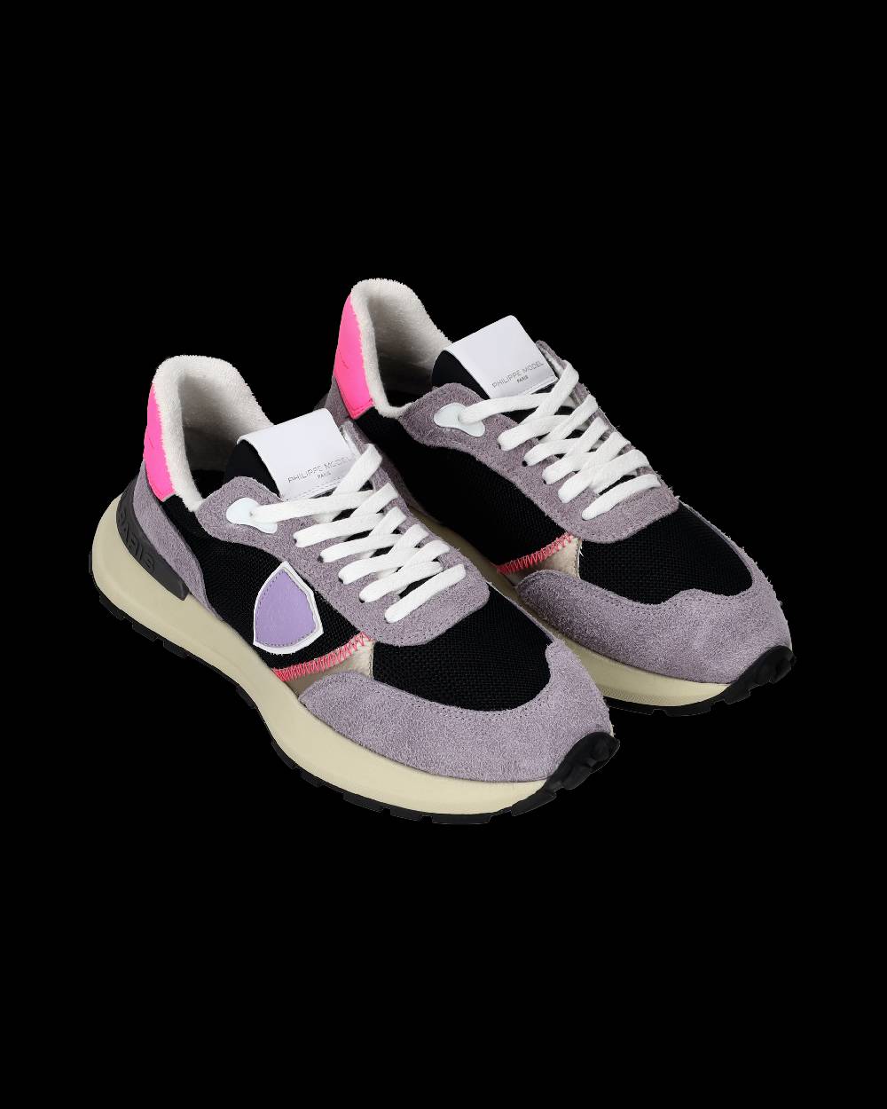 Philippe Model Sneaker running basse Antibes donna - lilla e nero Offerte esclusive