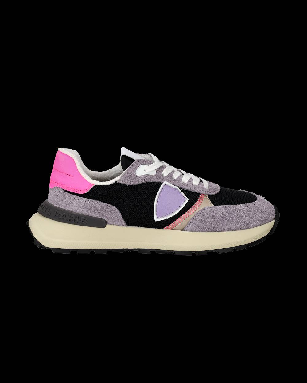 Philippe Model Sneaker running basse Antibes donna - lilla e nero Offerte esclusive