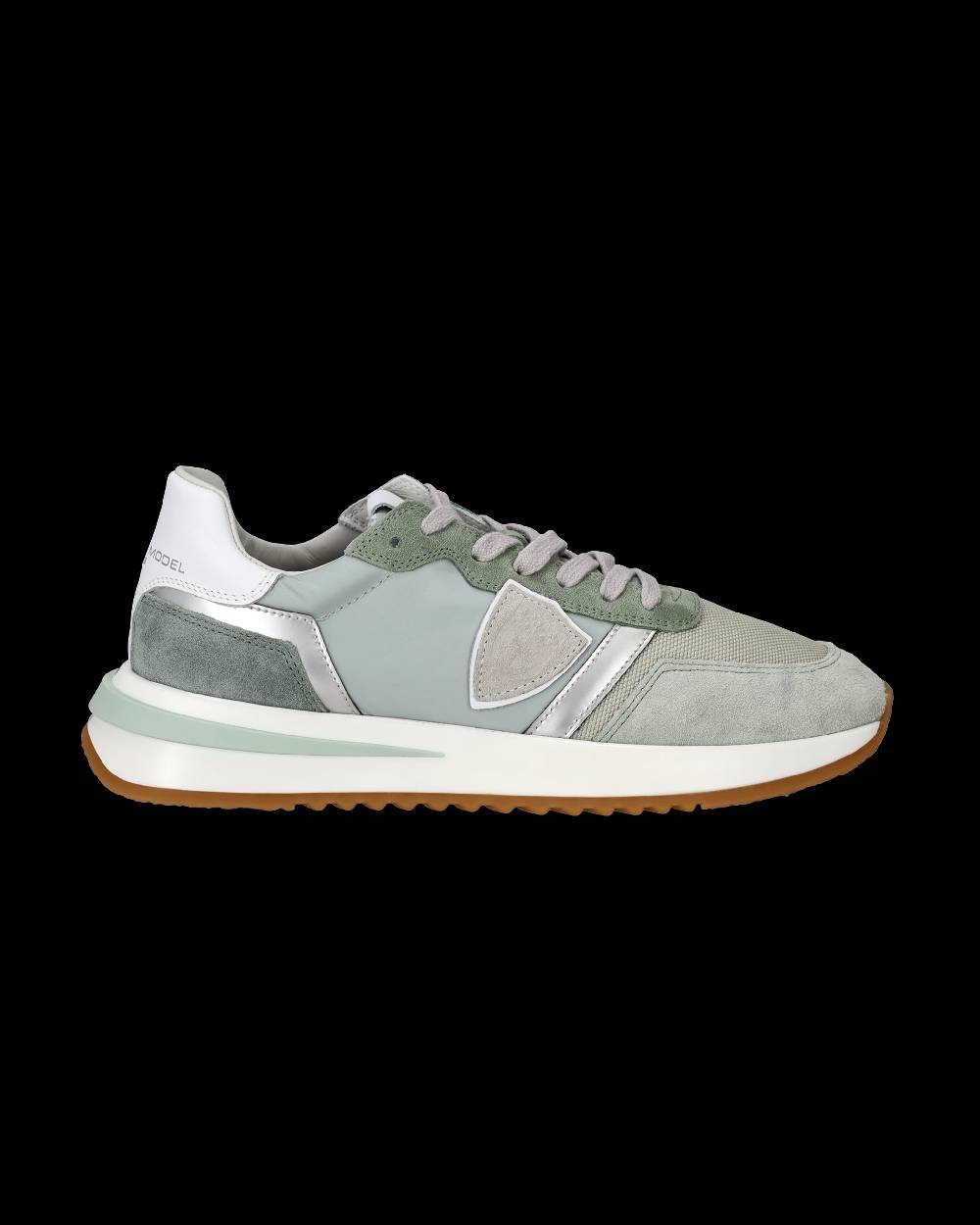 Philippe Model Sneakers Tropez 2.1 da Donna Verdi in Tessuto Tecnico Grandi sconti