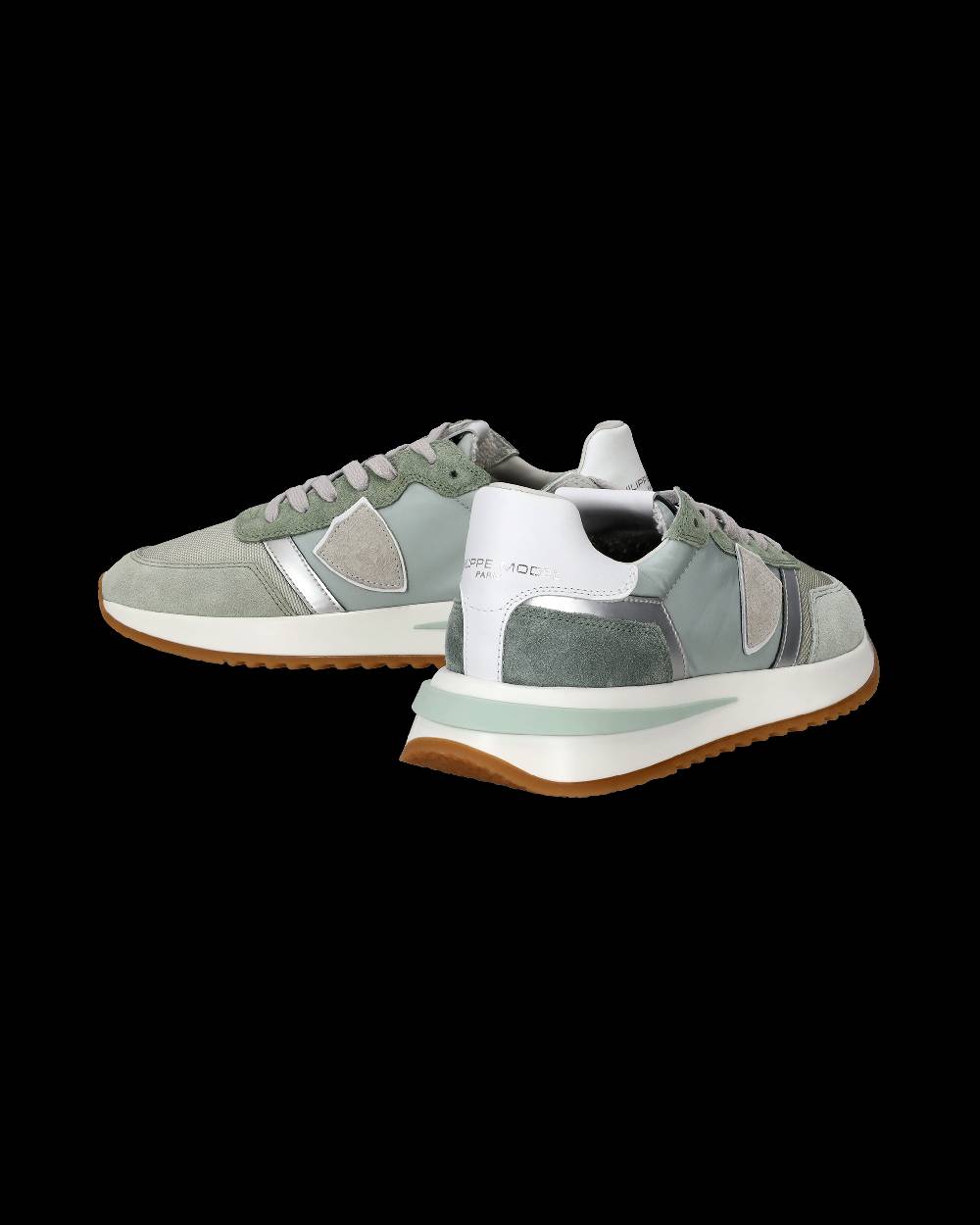 Philippe Model Sneakers Tropez 2.1 da Donna Verdi in Tessuto Tecnico Grandi sconti