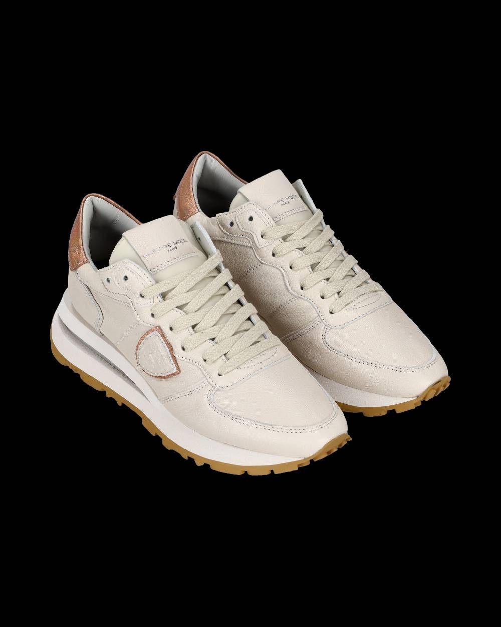 Philippe Model Sneaker basse Tropez Haute donna - beige e rosa Nuovi prodotti