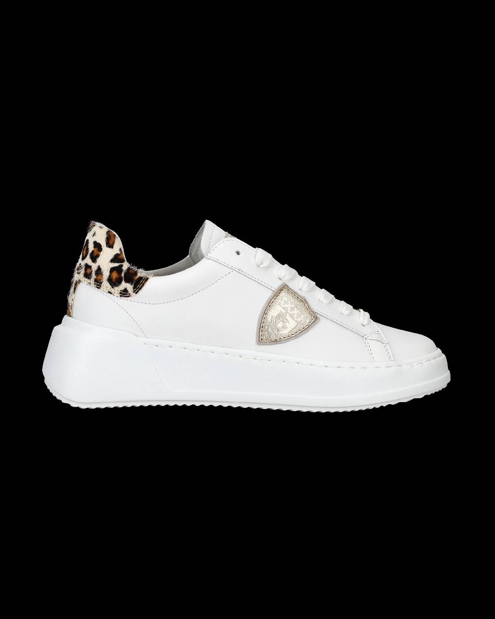 Philippe Model Sneaker bassa Tres Temple donna - bianco e animalier Bestseller