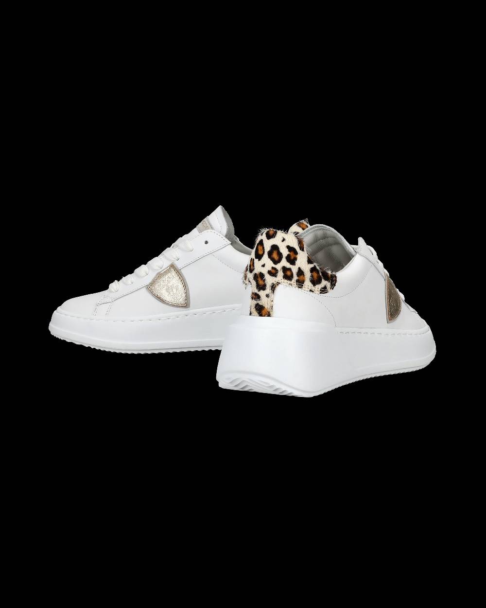 Philippe Model Sneaker bassa Tres Temple donna - bianco e animalier Bestseller