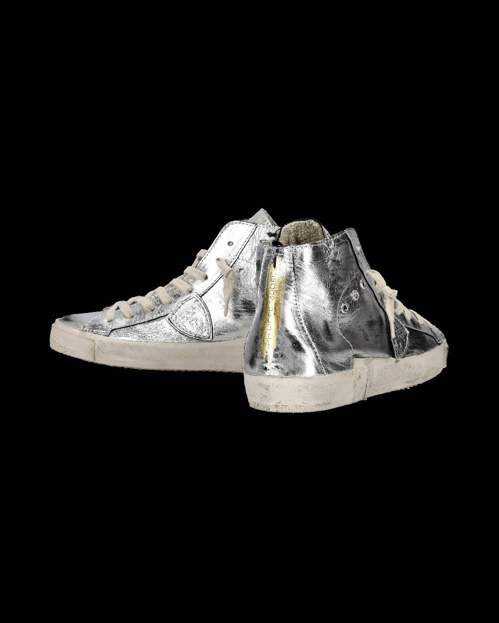 Philippe Model Sneaker alta Prsx High donna - argento Offerte giornaliere