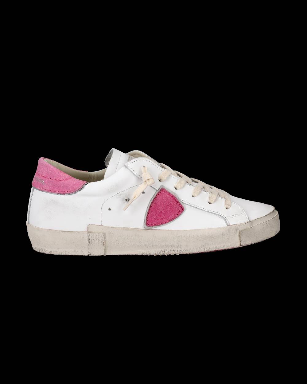 Philippe Model Sneaker basse Paris donna - bianco e fucsia Prezzo basso