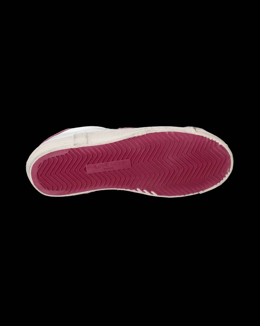Philippe Model Sneaker basse Paris donna - bianco e fucsia Prezzo basso