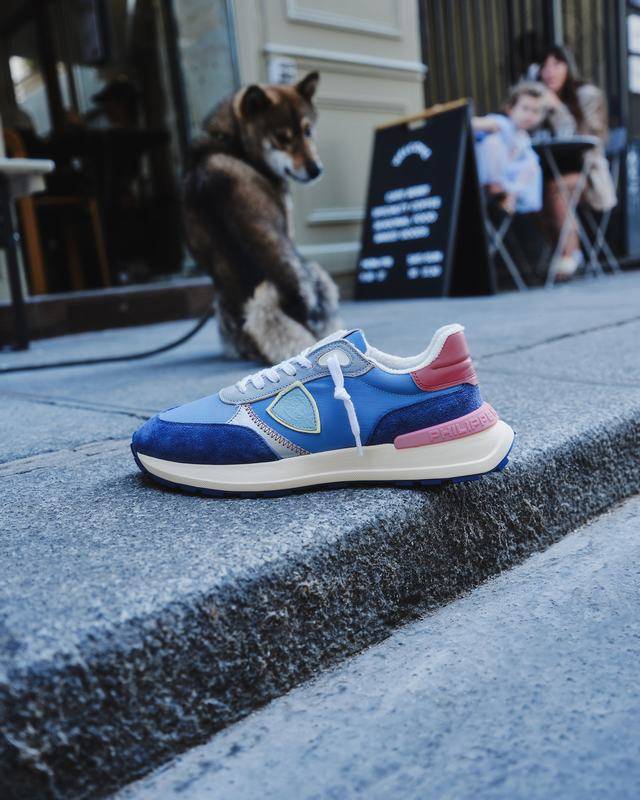Philippe Model Sneaker running basse Antibes donna - blu denim Ultimi tre giorni