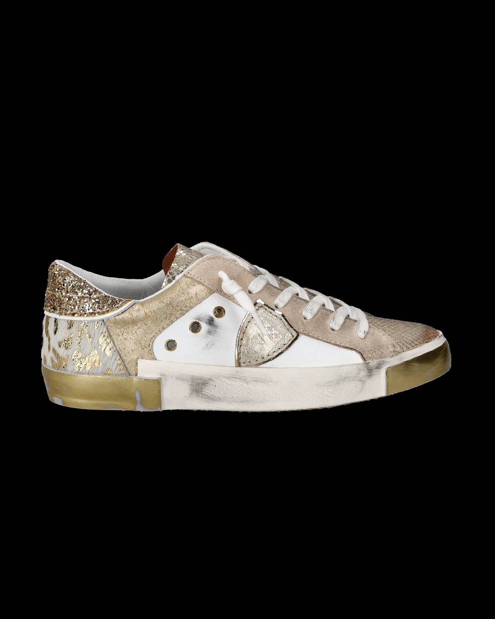 Philippe Model Sneaker bassa PRSX donna - bianco e oro ACQUISTA ORA